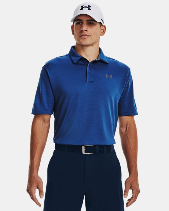Men's UA Tech™ Polo, Blue, pdpMainDesktop image number 0